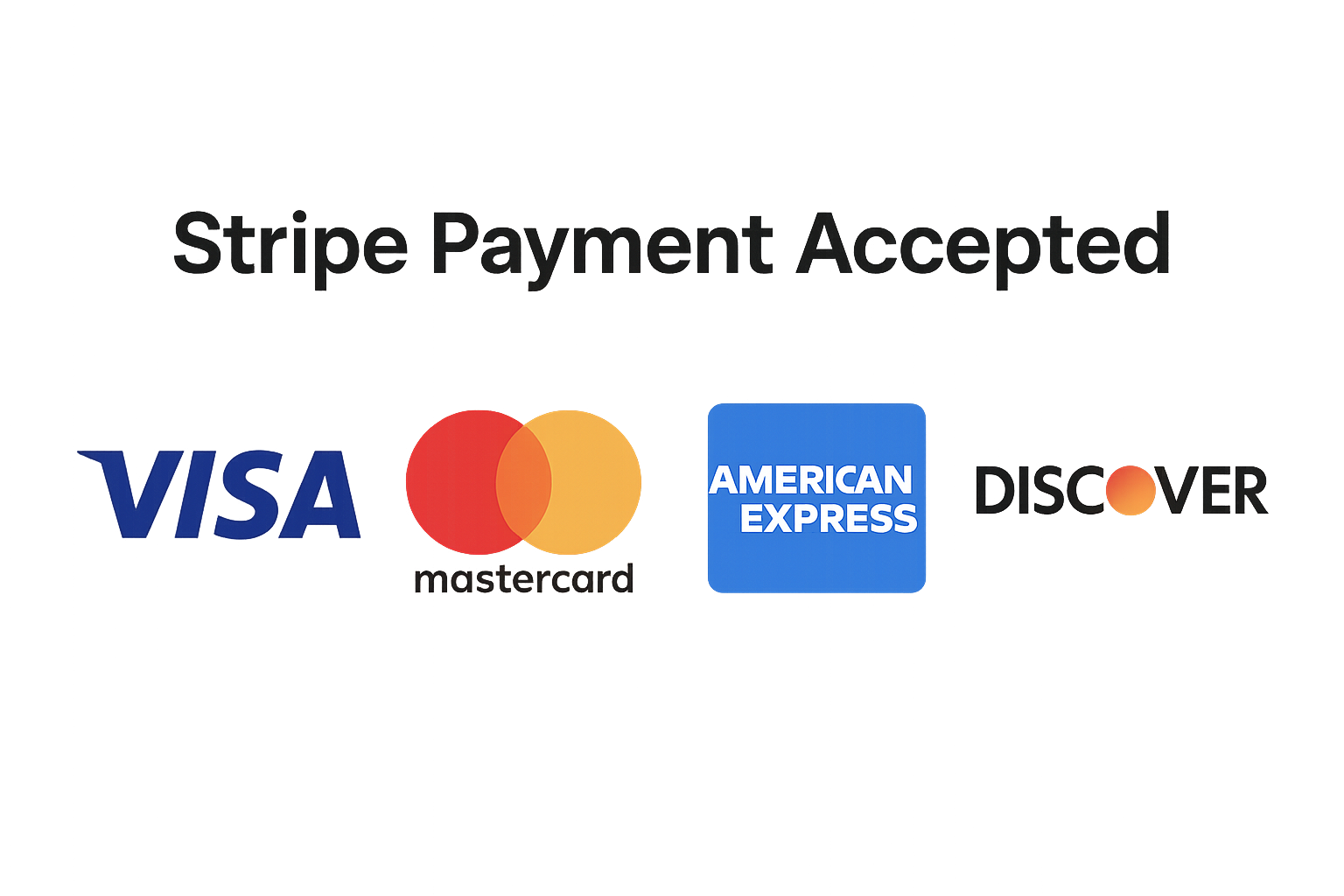 Accepted cards